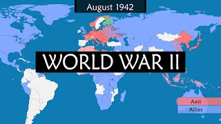 World War II  Summary on a Map [upl. by Okiam]