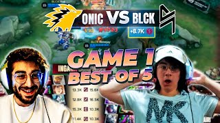 BLACKLIST GOT A 9K GOLD LEAD OVER ONIC  BO5 BLACK VS ONIC M5 PLAYOFFS [upl. by Ruamaj436]