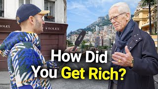 Asking Monaco Millionaires How To Make 1000000 [upl. by Veator]