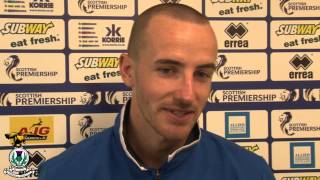 CaleyJagsTV  James Vincent Match Reaction v Hamilton Accies  081114 [upl. by Htor]