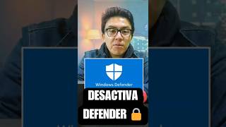 Cómo DESACTIVAR Windows Defender 🔒✨ WindowsDefender SeguridadInformática DesactivarDefender pc [upl. by Nodnarbal]