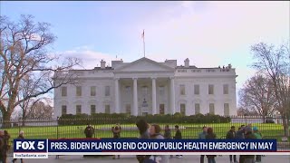 Biden plans to end COVID public health emergency [upl. by Acinorrev]