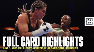 FULL CARD HIGHLIGHTS Claressa Shields vs Maricela Cornejo [upl. by Sheehan]