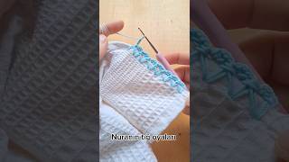 Bir Sırada Ör Bitir 👌💯✅️ Havlu Kenari Modelleri ✴️ Tığ Oyası Yapımı shorts crochet tığoyası [upl. by Aborn104]