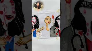 Justice for Dr moumita 🕯️😞ytshorts shorts artdrawing drmoumita [upl. by Horn64]