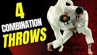 4 Quick Throwing Combinations • Renzoku Waza [upl. by Aenil]