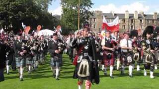 Massed Pipes and Drums at Pipefest 2010 in Edinburgh [upl. by Merth755]