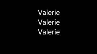 Amy Winehouse  Valerie Lyrics [upl. by Oralie160]