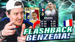 OMG Benzema but with PACE 86 FLASHBACK Benzema Review FIFA 22 Ultimate Team [upl. by Allix286]