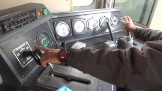 IRFCA Loco Pilot applies Brake at 110KMPH Dynamic Braking full process in WDM3A Engine [upl. by Nich]