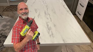 DIY Kitchen Island Top Replacement With EKBACKEN on Ikea KALLAX Hack [upl. by Anivram]