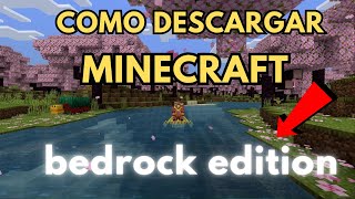 COMO INSTALAR MINECRAFT BEDROCK en PC  MÉTODO FÁCIL Y GRATIS PARA WINDOWS 1011 2024 ✅ [upl. by Tfat]