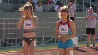 800m U17 Women Semifinals [upl. by Atirak279]