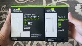 Leviton Smart Dimmer and Switch No Neutral Require [upl. by Osborne546]