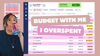 Covering Overspending  YNAB Budget With Me  September 2024 [upl. by Eimrots362]