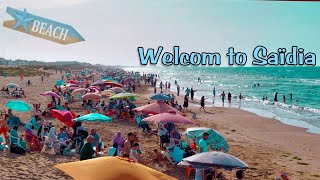 Saidia Beach Morocco 🇲🇦 شاطئ السعيدية المغرب [upl. by Ecertap]