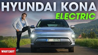 NEW Hyundai Kona Electric review – better than a Kia Niro EV  What Car [upl. by Akinom117]