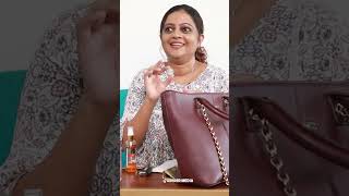 ASWATHY SREEKANTH WHATS INSIDE ASWATHYs BAG FUN SEGMENT COINGINGER MEDIA shorts [upl. by Berger]