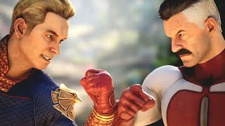 Mortal Kombat 1 Homelander vs OmniMan All Intros Dialogue 4k [upl. by Sacttler]