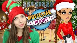 MOVIESTARPLANET 7 KALENDARZ ADWENTOWY I ŚWIĄTECZNE LOOKI [upl. by Riplex451]