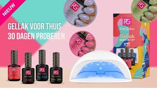 Pink Gellac  Gel Nagellak  Gellak voor thuis  30 dagen proberen [upl. by Medardas]