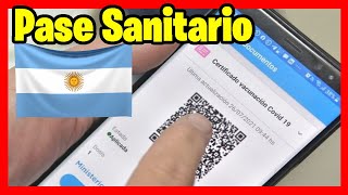 Como Hacer el PASE SANITARIO para Argentina 🇦🇷💉 [upl. by Ixel606]