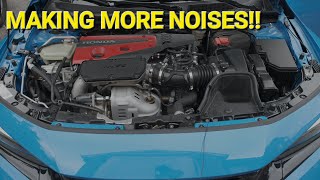 Making More Noises Sprint Intake Filter Install on my 2023 FL5 Civic Type R  Better than Spoon [upl. by Gytle]