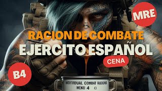 Sabor Militar Descubriendo el Menú 4 de la Ración Individual de Combate de España [upl. by Alarise342]