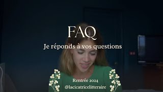 FAQ  JE RÉPONDS À VOS QUESTIONS 💌 [upl. by Suhcnip]