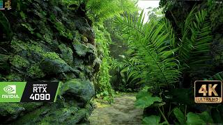 4K Virtual Forest Walk  Unreal Engine 5 Ultra Realistic Jungle Forest Demo looks Insane RTX4090 [upl. by Amarillis]