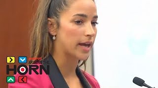 Aly Raisman statement highlights why USA Gymnastics needs to start over  Around The Horn  ESPN [upl. by Soirtemed525]