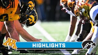 Minnesota at Iowa  Highlights  Big Ten Football  Oct 21 2023 [upl. by Laurita]