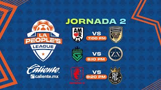 Amor FC vs Cachorros FC  La Gloria FC vs Ziza FC  Emperors FC vs Reta FC  J2  La People’s League [upl. by Schott]