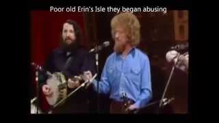 The Dubliners  Rocky Road to Dublin lyrics on screen [upl. by Ateloj]