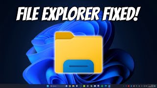 How To Fix File Explorer Not Responding  Windows 11 amp 10 [upl. by Ylek]