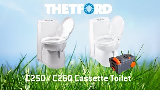 C250  C260  Telescopic system 50728 replacement  Cassette toilet  THETFORD repair instructions [upl. by Cj]