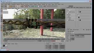 CINEMA 4D ALAMBRE DE PUAS [upl. by Woodrow871]