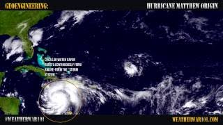 Manmade Hurricane Matthew Origin [upl. by Eanram]