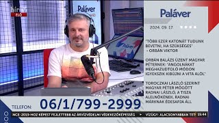 Paláver 20240917  HÍR TV [upl. by Maddocks]