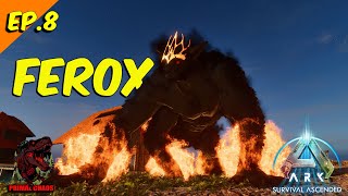 Hellfire Taming Conquering Demonic Ferox in Ark Ascended Primal Chaos  EP8  arkascended [upl. by Kcirdet152]