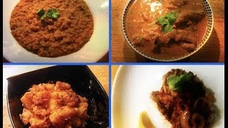 4 CURRIES FROM 1 MASALA Indian Restaurant Recipe for Dahl Chicken Potato Prawn Curry [upl. by Yruama]