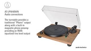 ATLPW40WN Setup  Fully Manual BeltDrive Turntable [upl. by Annabelle]