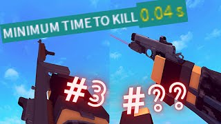 top 10 FASTEST KILLING GUNS in phantom forces [upl. by Leeda]