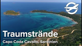 Capo Coda Cavallo ☀️ Die schönsten Strände auf Sardinien ☀️ [upl. by Cornia]