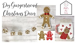 DIY Gingerbread Christmas Decor  Friend Hop Giveaway Over [upl. by Icyak662]