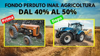 Bando Inail Agricoltura 2023 Contributo trattori a fondo perduto del 50 ContributiRegione [upl. by Colline837]