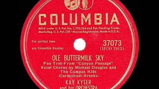 1946 OSCARNOMINATED SONG Ole Buttermilk Sky  Kay Kyser Mike Douglas vocal [upl. by Paloma]