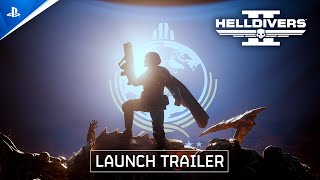 Helldivers 2 quotCOMIENZA LA LUCHA POR LA LIBERTADquot  Tráiler de LANZAMIENTO  PlayStation España [upl. by Alemat]