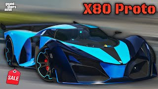 GTA Online X80 Proto Best Customization amp Review  Sale now  Ferrari F80 Concept  Hypercar  NEW [upl. by Annekam]