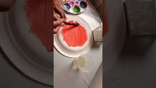 Why This Paper Plate Art is Worth 20000 💙💙 for full video check the channel💙🩵shorts art [upl. by Aremat]